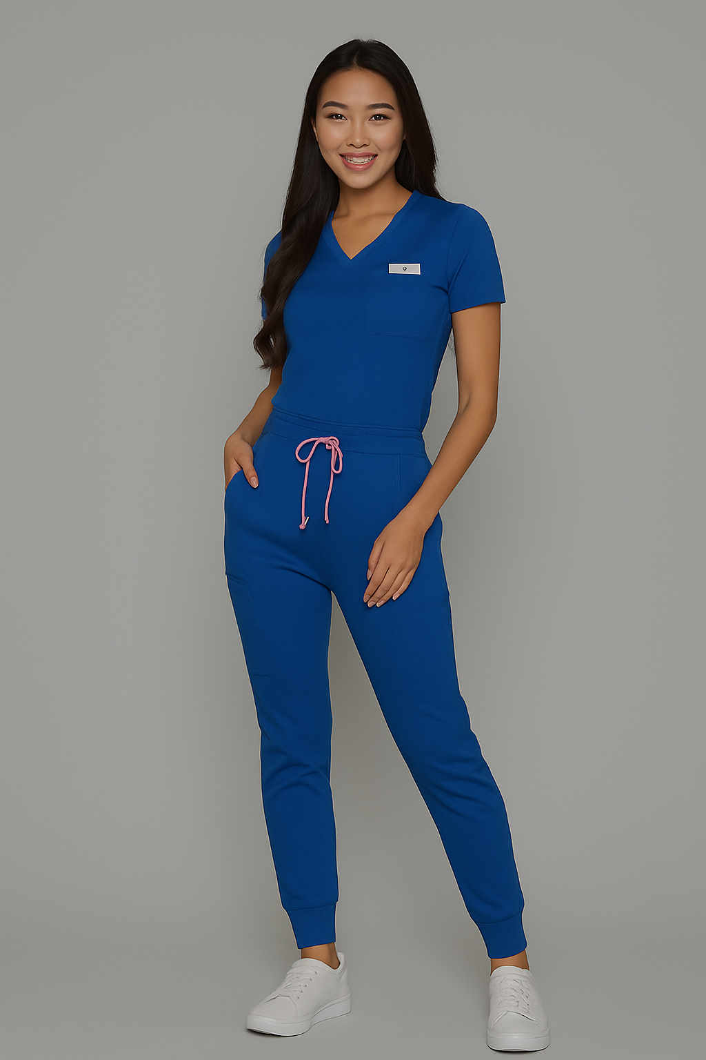 On-Call Jumpsuit in Blue